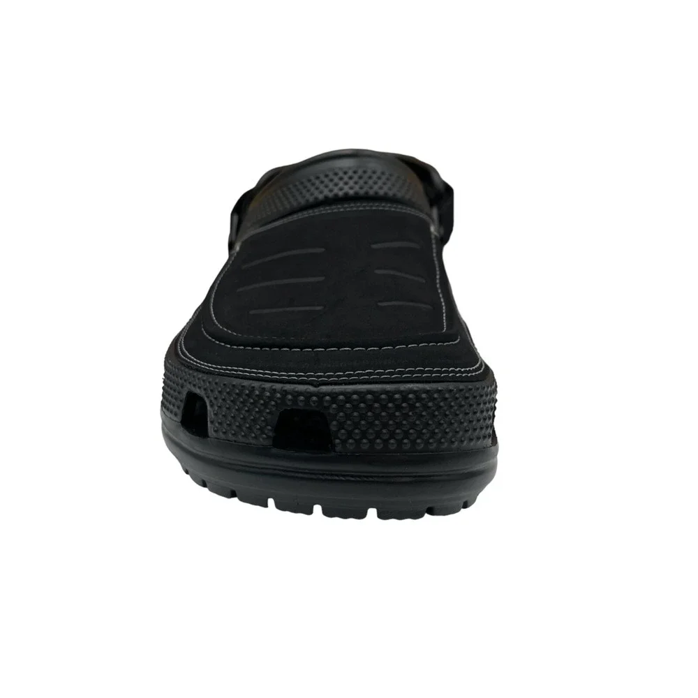 Crocs Men's Yukon Vista ll LiteRite Slip-on Clogs Size 11 Black Faux Leather